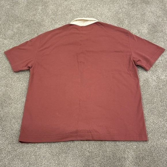 Abercrombie & Fitch Red and Cream Shirts - Picture 2 of 6